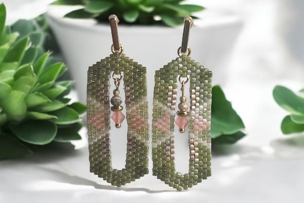 Boucles d’oreilles ‘Douceur botanique’