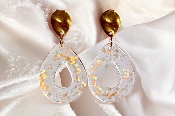 Boucles d’oreilles ‘Glamour cristallin’