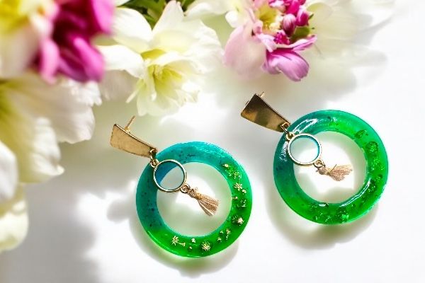 Boucles d’oreilles ‘Sous l’océan’