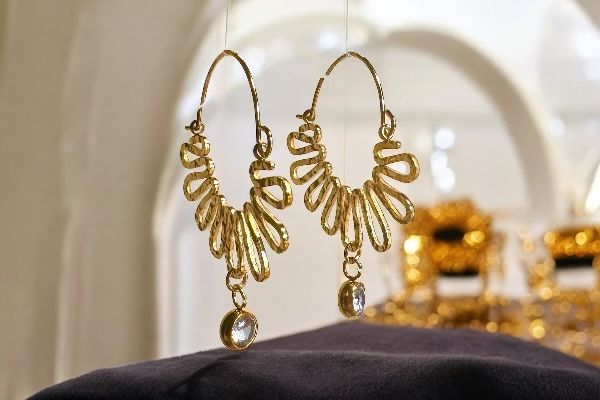 Boucles d’oreilles ‘Ondulations créoles’