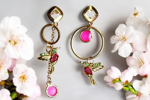 Boucles d’oreilles ‘Danse suspendue’