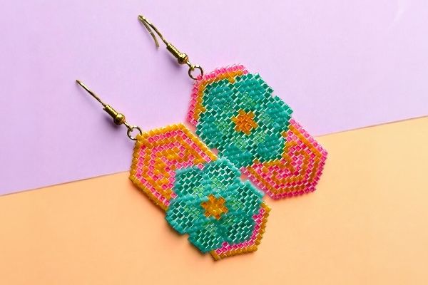 Boucles d’oreilles ‘Floraison estivale’