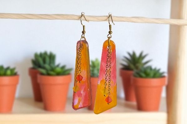Boucles d’oreilles ‘Chaleur énergisante’