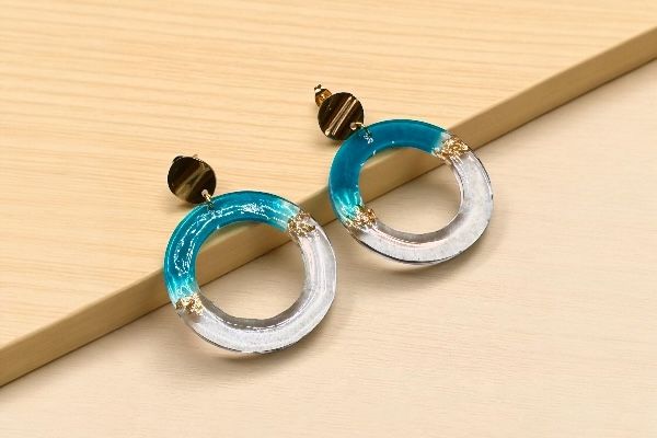 Boucles d’oreilles ‘Cercle aérien’