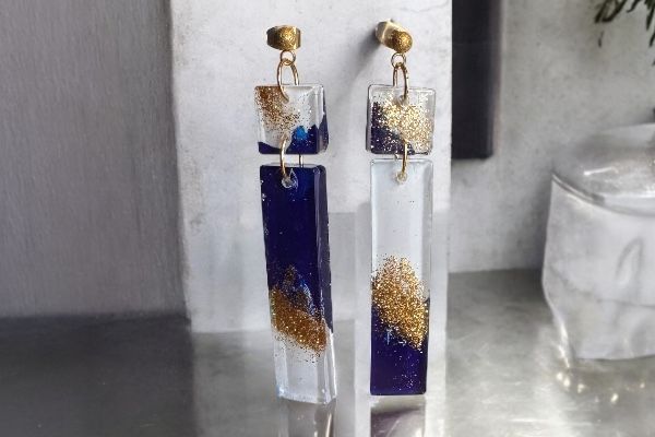 Boucles d’oreilles ‘Alignement céleste’