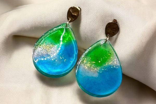 Boucles d’oreilles ‘Goutte suspendue’