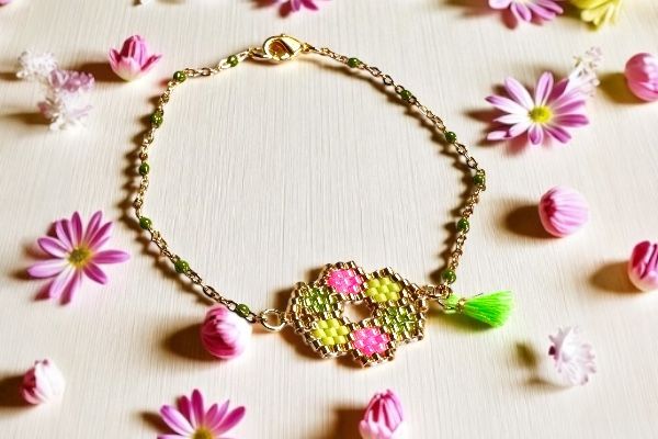 Bracelet ‘Boucle végétale’