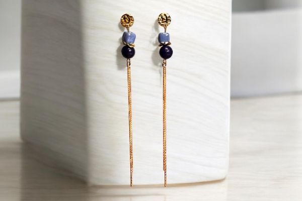 Boucles d’oreilles ‘Noces de saphir’