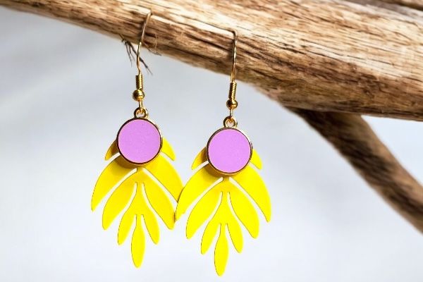 Boucles d’oreilles ‘Feuillage lumineux’