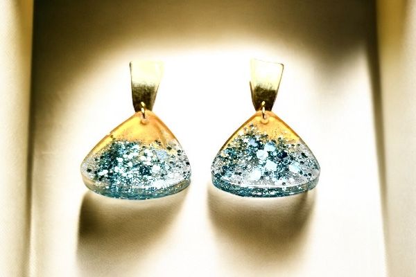 Boucles d’oreilles ‘Duo céleste’