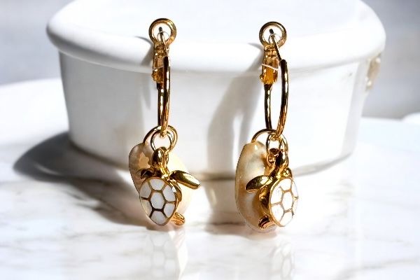 Boucles d’oreilles ‘Échos marins’