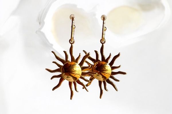 Boucles d’oreilles ‘Éclat solaire’