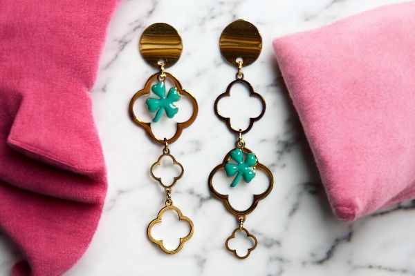 Boucles d’oreilles ‘Harmonie végétale’