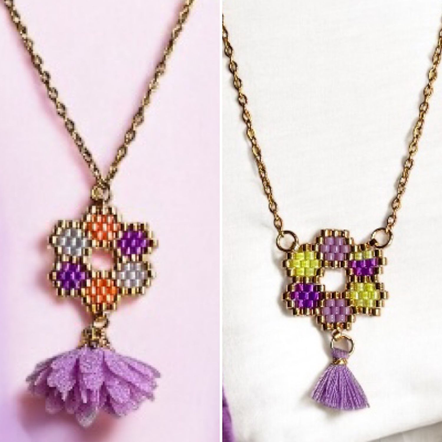 Pendentif ‘Fleur de lilas’