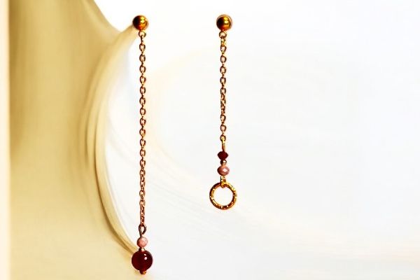 Boucles d’oreilles ’Perles en harmonie’