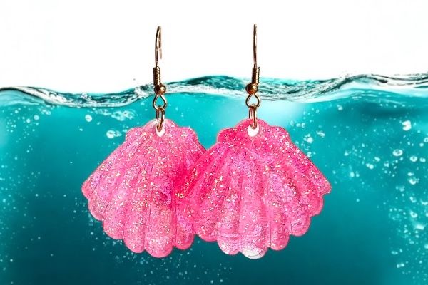 Boucles d’oreilles ‘Sur la plage abandonnée’