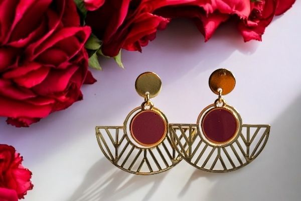 Boucles d’oreilles ‘Structure élégante’