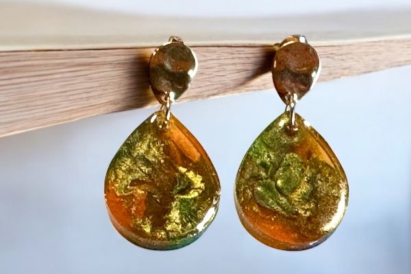 Boucles d’oreilles ‘ Ambiance automnale’