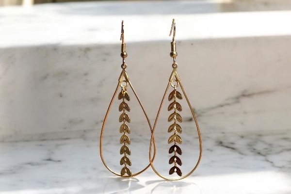 Boucles d’oreilles ‘Folie végétale’