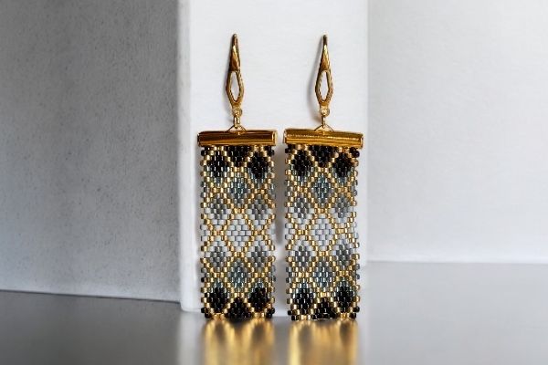 Boucles d’oreilles ‘Inspiration golfique’