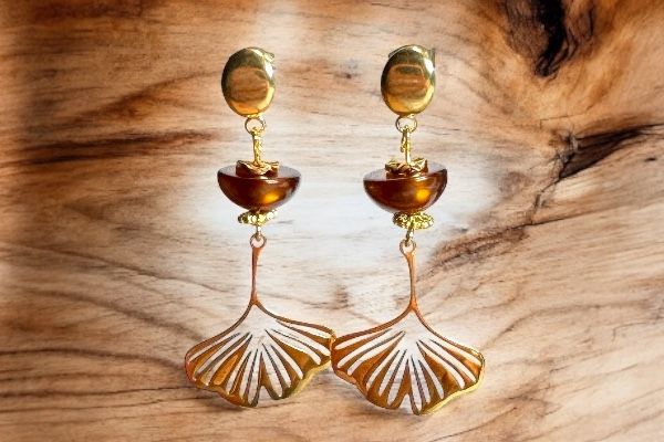 Boucles d’oreilles ‘Faune et flore’