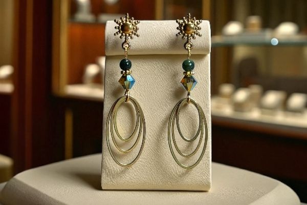 Boucles d'oreilles '3D'