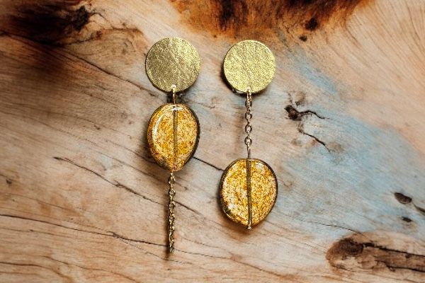 Boucles d'oreilles 'Flottement solaire'