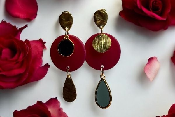 Boucles d'oreilles 'Equilibre royal'