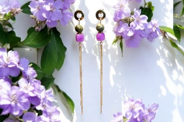 Boucles d'oreilles 'Nuances enchantées'