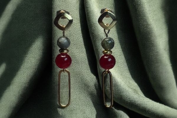 Boucles d'oreilles 'Echos de saison'