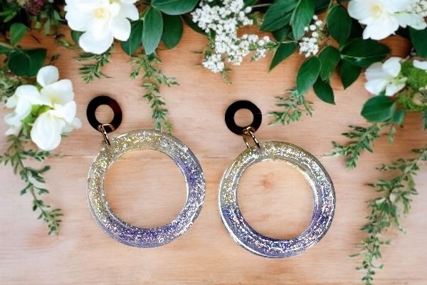 Boucles d'oreilles 'Anneaux célestes'