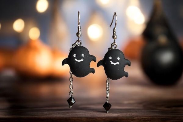 Boucles d'oreilles 'Veille de nuit'