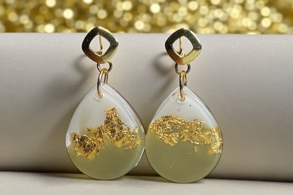 Boucles d'oreilles 'Fraîcheur végétale'