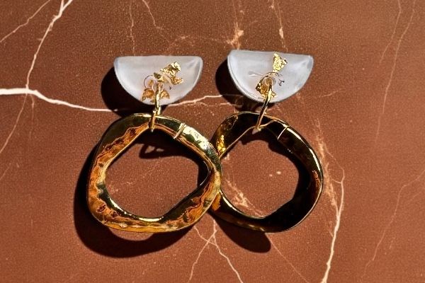 Boucles d'oreilles 'Fusion élémentaire’