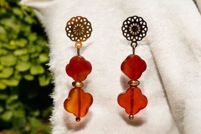 Boucles d'oreilles 'Chance automnale’