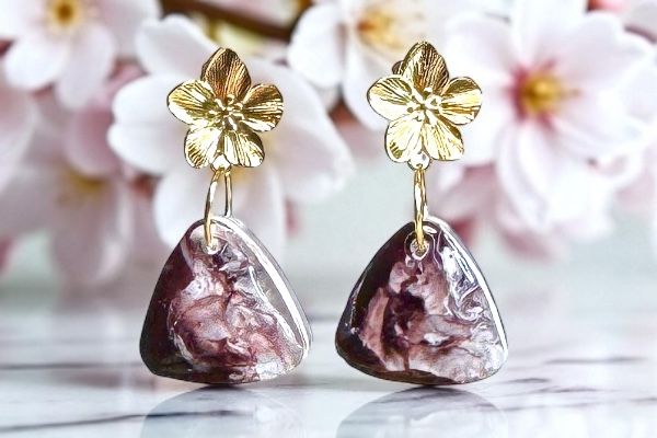 Boucles d'oreilles 'Équilibre floral’