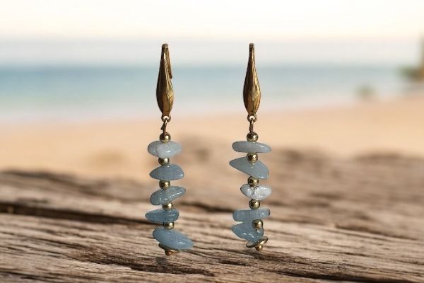 Boucles d'oreilles 'Suspension marine'