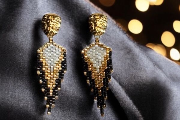 Boucles d'oreilles 'Cascade glamour'