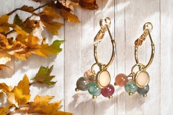 Boucles d'oreilles 'Saveurs automnales' Boucles d'oreilles 'Saveurs automnales'