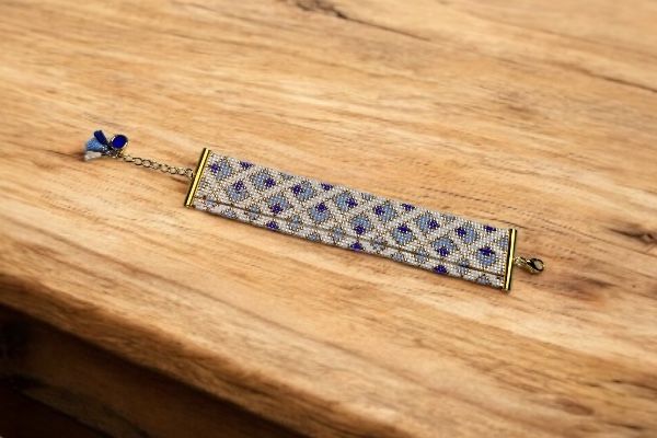 Bracelet ‘Mosaïque tissée’