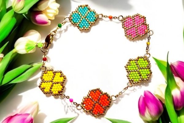 Bracelet ‘Liaison florale’
