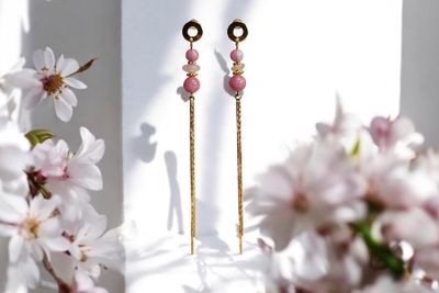 Boucles d’oreilles ‘La vie en rose’