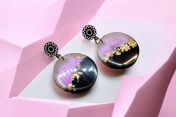 Boucles d’oreilles ‘Ombres et lumières’