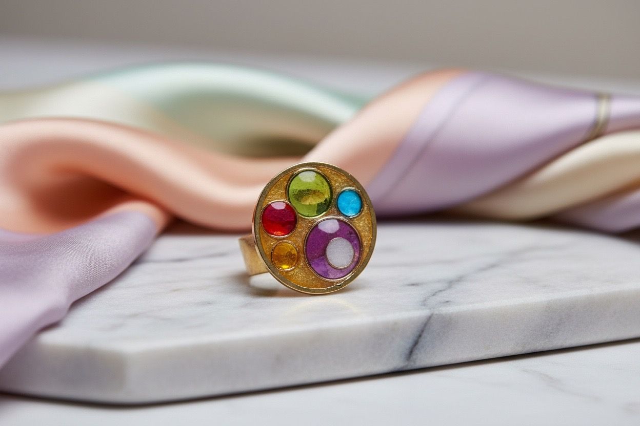 Bague 'Effusion colorée‘