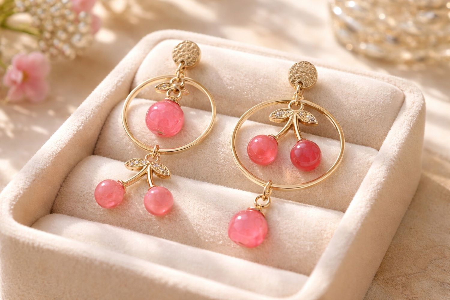 Boucles d’oreilles ‘Duo fruité’