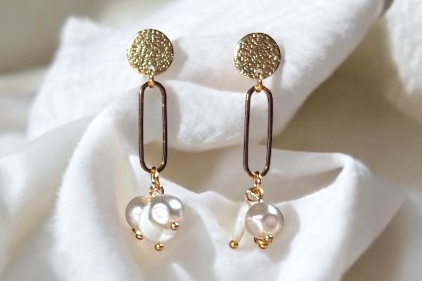 Boucles d’oreilles ‘Trio lumineux’