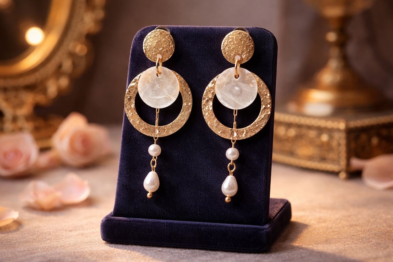 Boucles d’oreilles ‘Alliance lumineuse’