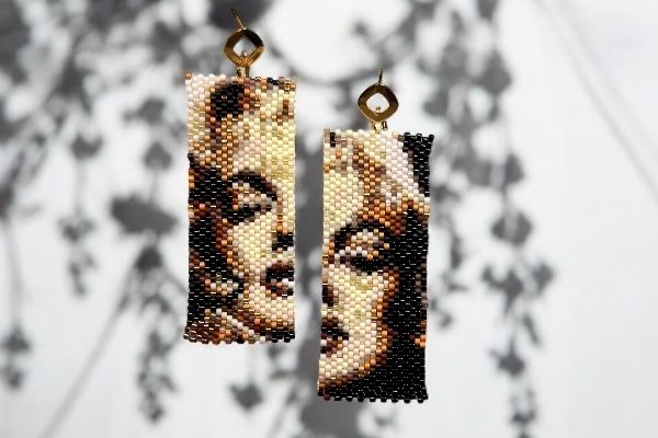 Boucles d'oreilles 'Icône dorée'