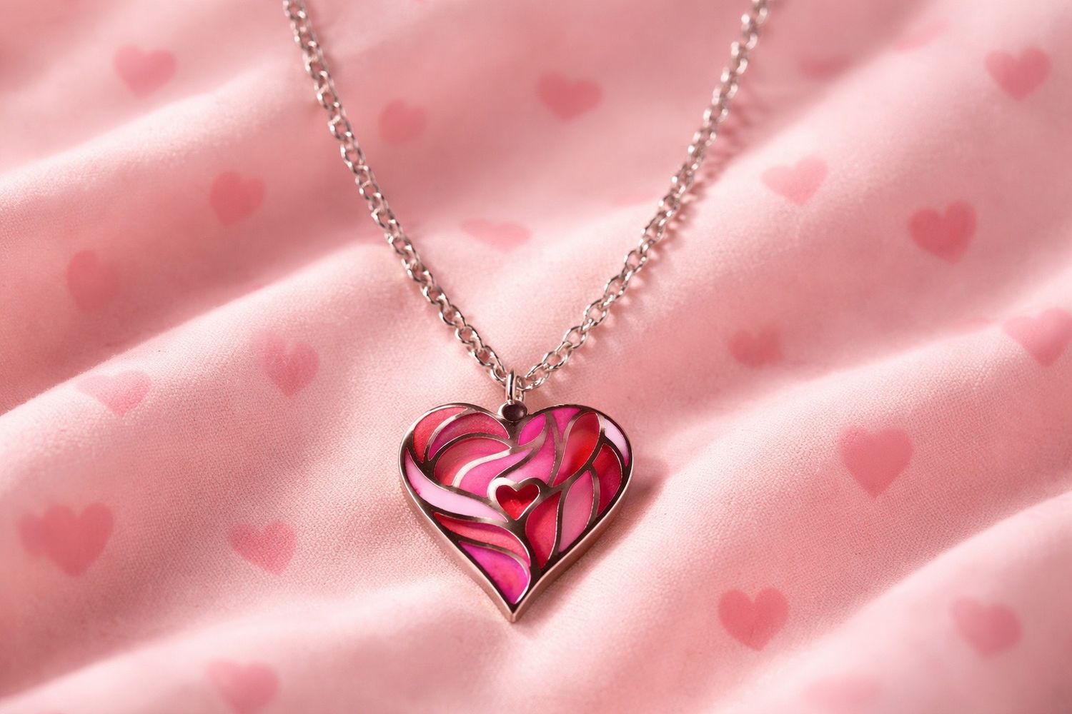 Pendentif 'Coeur magnétique'