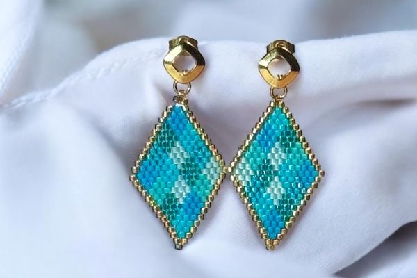 Boucles d'oreilles 'Tendance lagune'